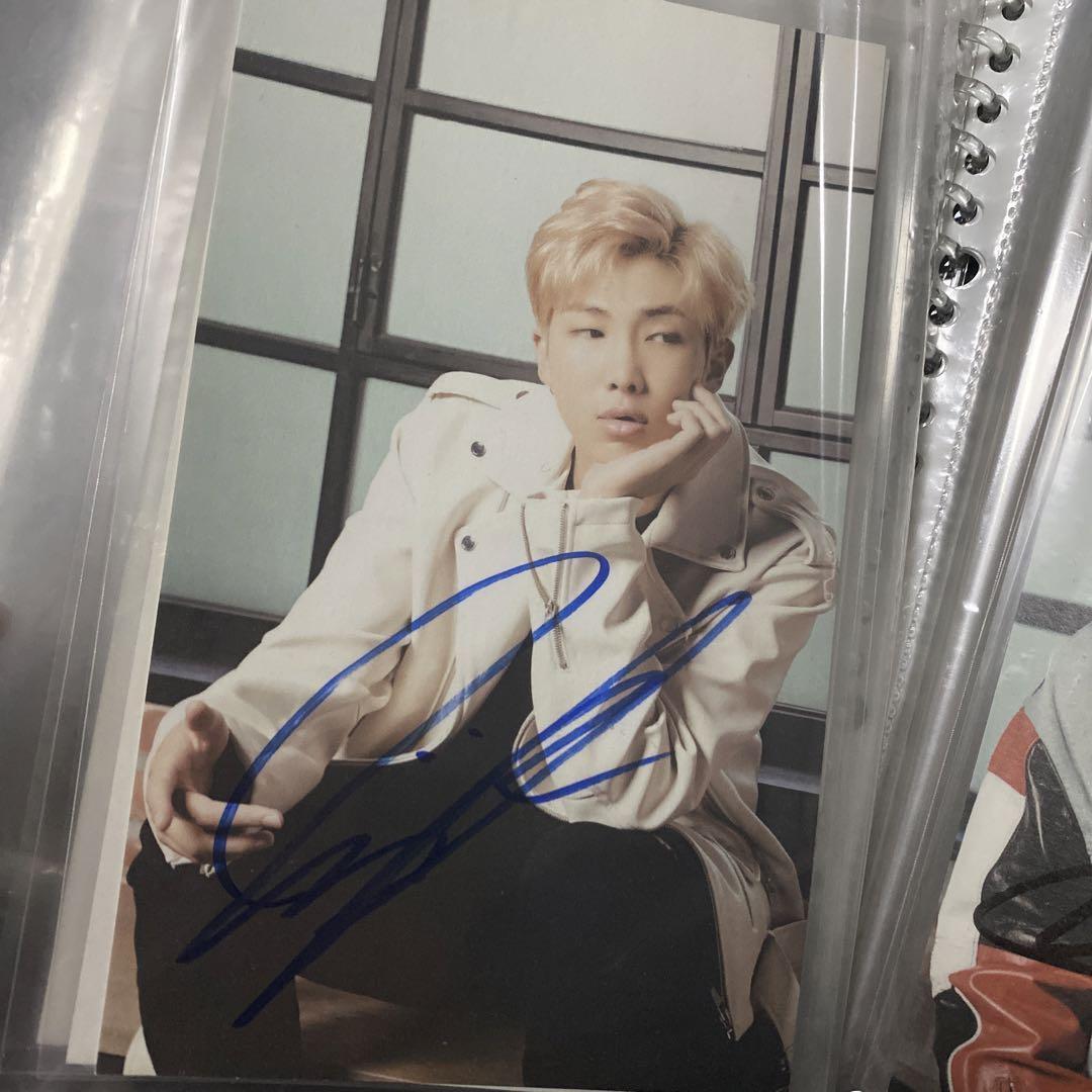 Bts Bangtan Rm Namjoon Autograph Set | eBay
