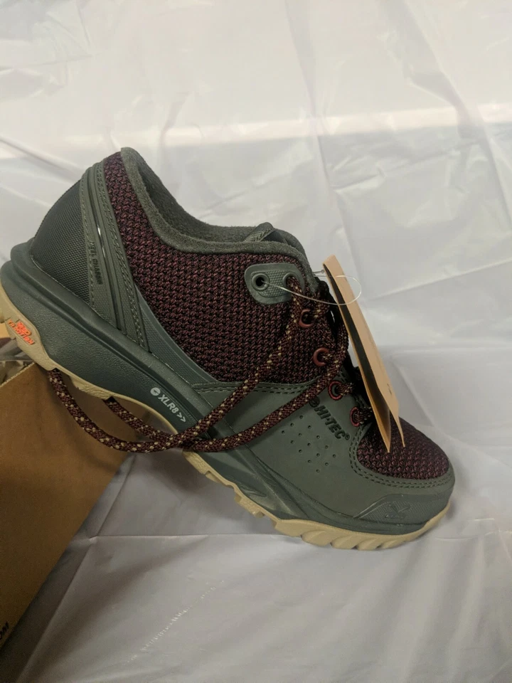 Hi-Tec V-LITE Wild-Life Low I - Bota de Senderismo VINO/CARBÓN Talla 6.5 ~ estante 1L Foto 2 de 4