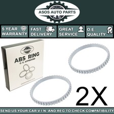 2X ABS RELUCTOR PICK UP RING Fits FORD TRANSIT CONNECT 2002-2013 1.8 Di TDCi