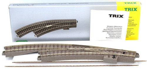 Trix H0 62671 C-Gleis Bogen-Weiche links R1=360 mm 30° OVP Spur H0 - Bild 1 von 3