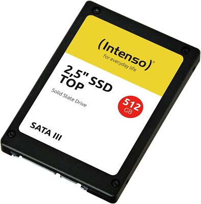 Intenso 2,5'' SSD intern TOP 512 GB SATA III Festplatte Solid State Drive TOP!!!!