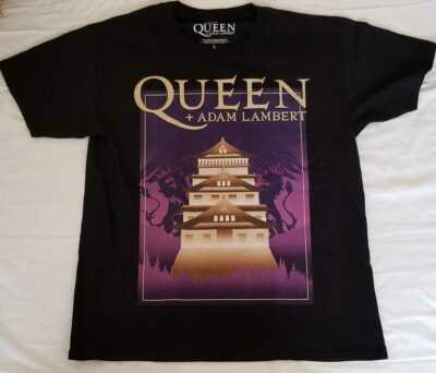【公式】QUEEN + アダム・ランバート 2020 ツアーTシャツ M QUEEN +ADAM LAMBERT / 2020 The Rhapsody Tour at OSAKA/ Official T