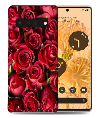 CASE COVER FOR GOOGLE PIXEL|RED ROSES WALLPAPER #1