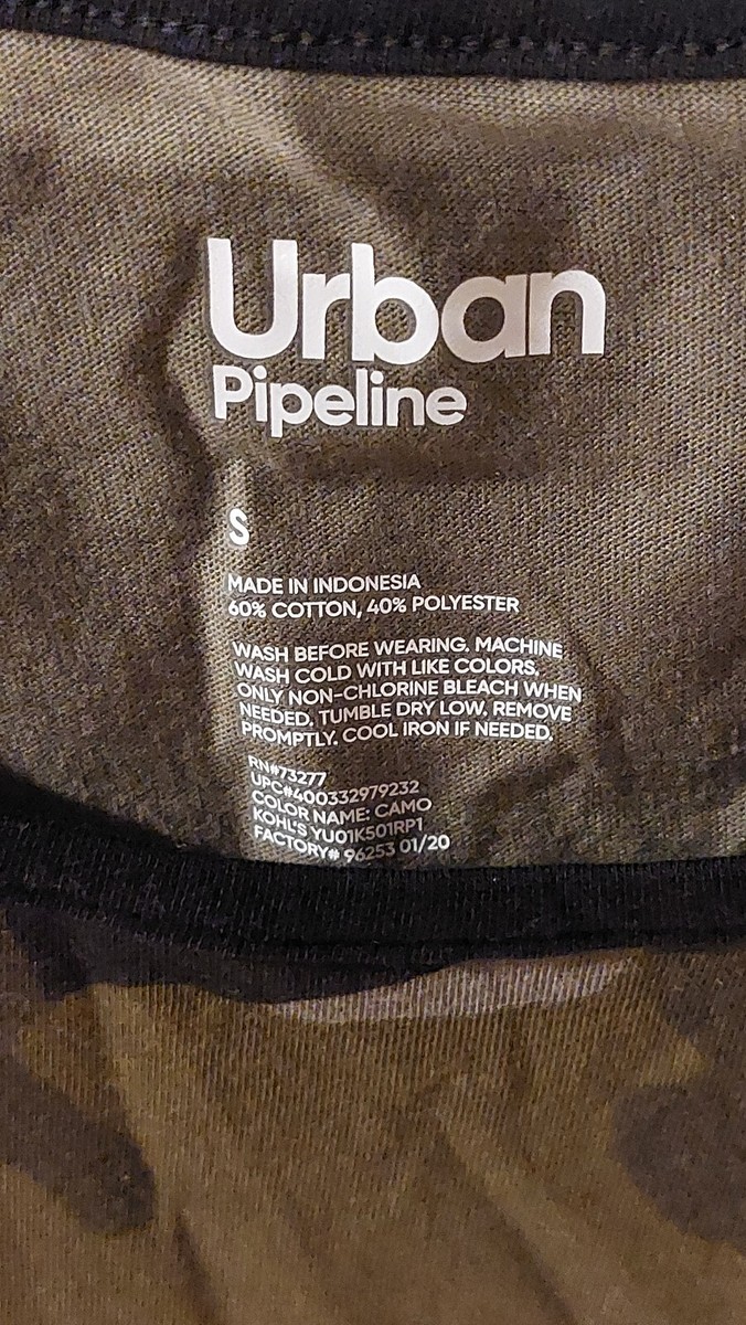 NWT Men's Urban Pipeline Printed Tank Small Camo -4323 | eBay