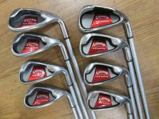 CALLAWAY BIG BERTHA 2008 JAPAN JP MODEL 8PC R-FLEX IRONS SET CALLAWAY BIG BERTHA 2008 JAPAN JP MODEL 8PC R-FLEX IRONS SET