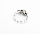 925 Sterling Silver Vintage Snake Head & Tail Motif Band Ring Sz 8 RG3649 — photo 6
