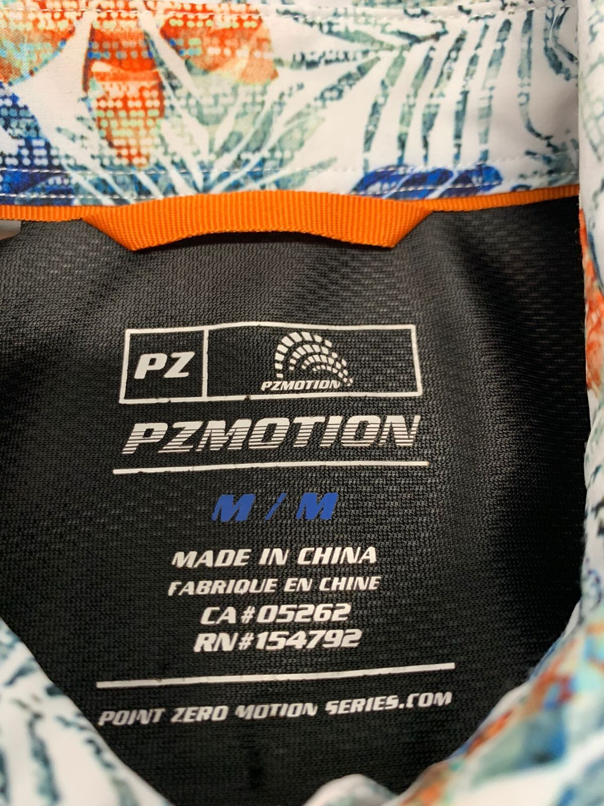 PZ Motion Point Zero Button Down Shirt Short Slee… - image 2