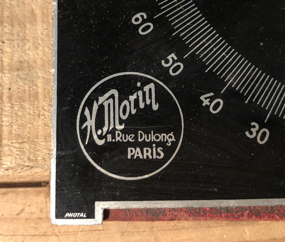 Pentomètre Equerre d'Arpenteur INSTRUMENT DE MESURE BOUSSOLE H.Morin