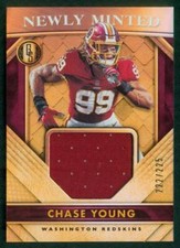 114 Relic, 2020 Panini GS, Newly Minted, Chase Young RC, #NM9, 222/225