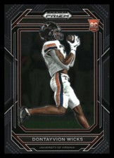 2023 Panini Prizm Draft Picks #149 Dontayvion Wicks Base *Mythic Relics*