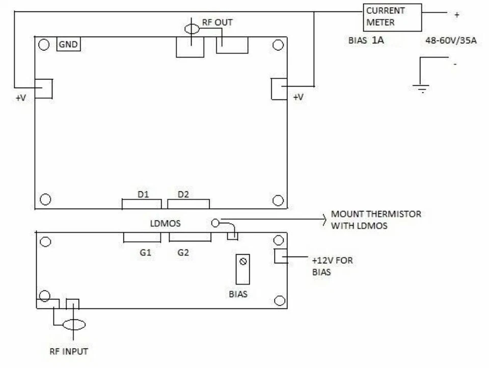 LDMOS 1.2KW HF/6m AMPLIFIER BOARD 160-6M BLF188XR MRF1K50 MRFX1K80 ART2K0FE - Bild 3 von 3