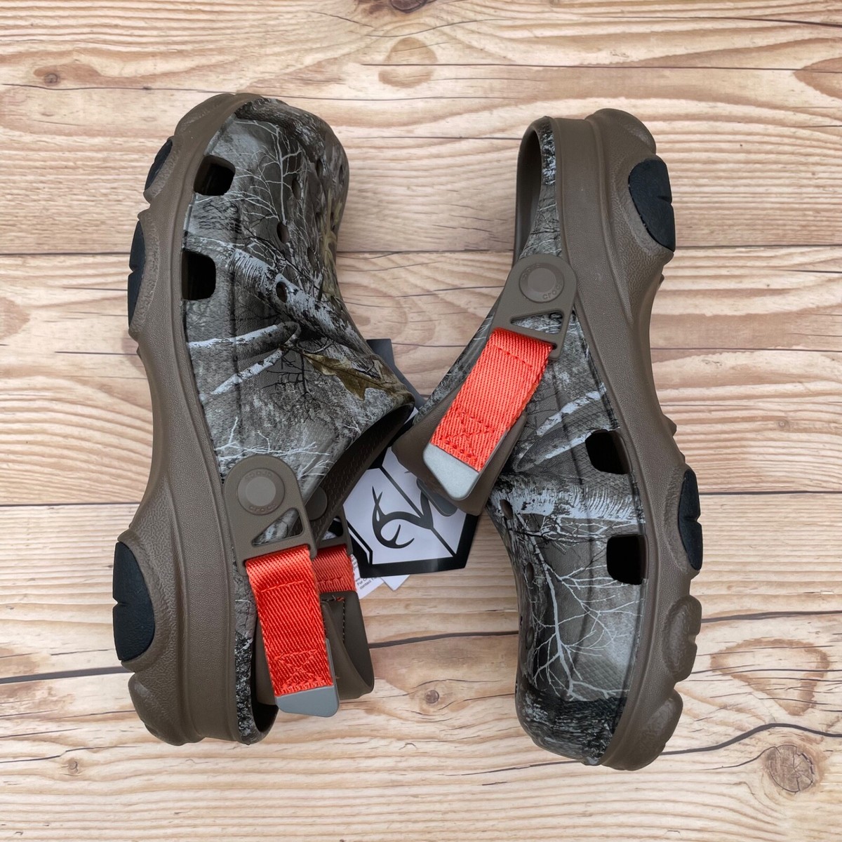 Crocs All Terrain Sandal Men’s Size 11 Realtree Edge Camo Walnut Rubber 207891 Realtree X All Terrain Clog  main image 2