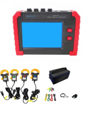 Power Quality Meter Three-Phase Power Quality Analyzer with 100A Current Clamps