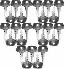 Fits HD62 Ignition Key for Bobcat/Hitachi/Hyundai/Nogano/Sunward/Thomas *25 PK*