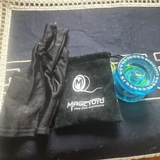 Blue Teal MagicYoYo K1 Ball Bearing Yo-Yo with additional Strings & Pouch Yo Yo