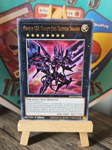 MAGO-EN062 Number 107: Galaxy-Eyes Tachyon Dragon Rare 1st Edition - 第 1/9 張圖片