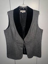 Vintage ORVIS Wool and Silk Vest Womens Size XL 18 Made In USA