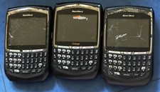 Blackberry Electron 8700g + 8700f -  (Blue) 3x QWERTY 2000s Mobile Phones Lot