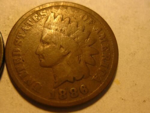 1886 Ty1 & TY11 Indian Cent / Good - Picture 3 of 4
