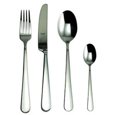 Servizio posate acciaio inox Stoccolma Mepra  per 6 persone, 24 pz inox 18/10