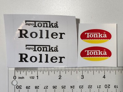 Mighty Tonka Roller Sticker Set 1974 To 1975