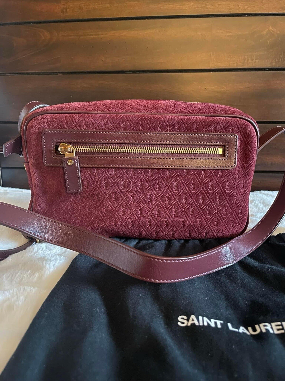 Borsa a tracolla fotocamera Saint Laurent YSL bordeaux nuova con dust bag colore raro ?