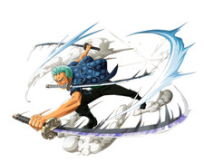 Zoro Weatherproof Anime Sticker 6" Car Decal