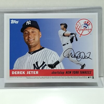 Derek Jeter 2014 Topps All Star Game Fanfest 3x5 Post Card Oversized | eBay