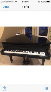 sherman clay baby grand piano