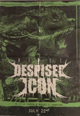 DESPISED ICON - Beast - Promo Poster - gefaltet / folded - Sammlerstück 