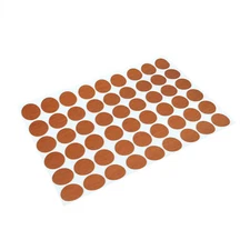 54 Pieces 0.82" Cherry Wood Grain Self Adhesive Sticker Screw Hole Cover