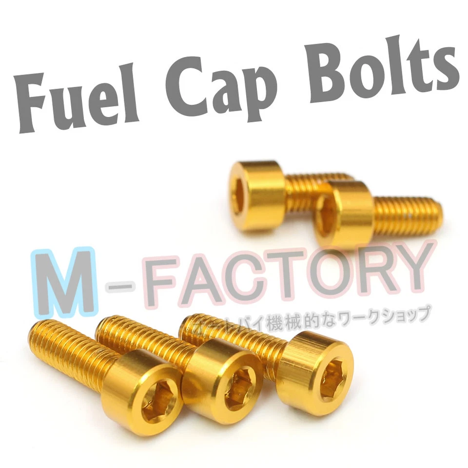 Tornillo de perno de tapa de gasolina para tanque de combustible CNC para Kawasaki Z750 R Z1000 ZX6R Ninja Z125 Z800 Foto 3 de 4