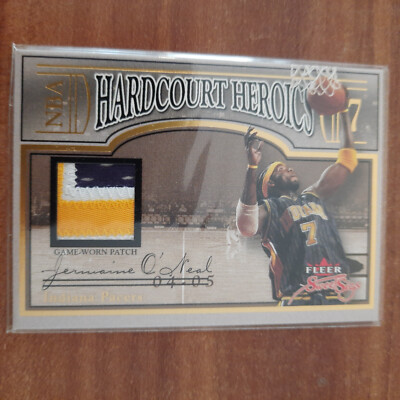 2004-05 Fleer Hardcourt Heroics Patch #JO Jermaine O'Neal /50