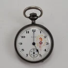 Antique Elgin 15 Jewels Sterling Silver Pocket Watch, Doesn't Run (47#40)