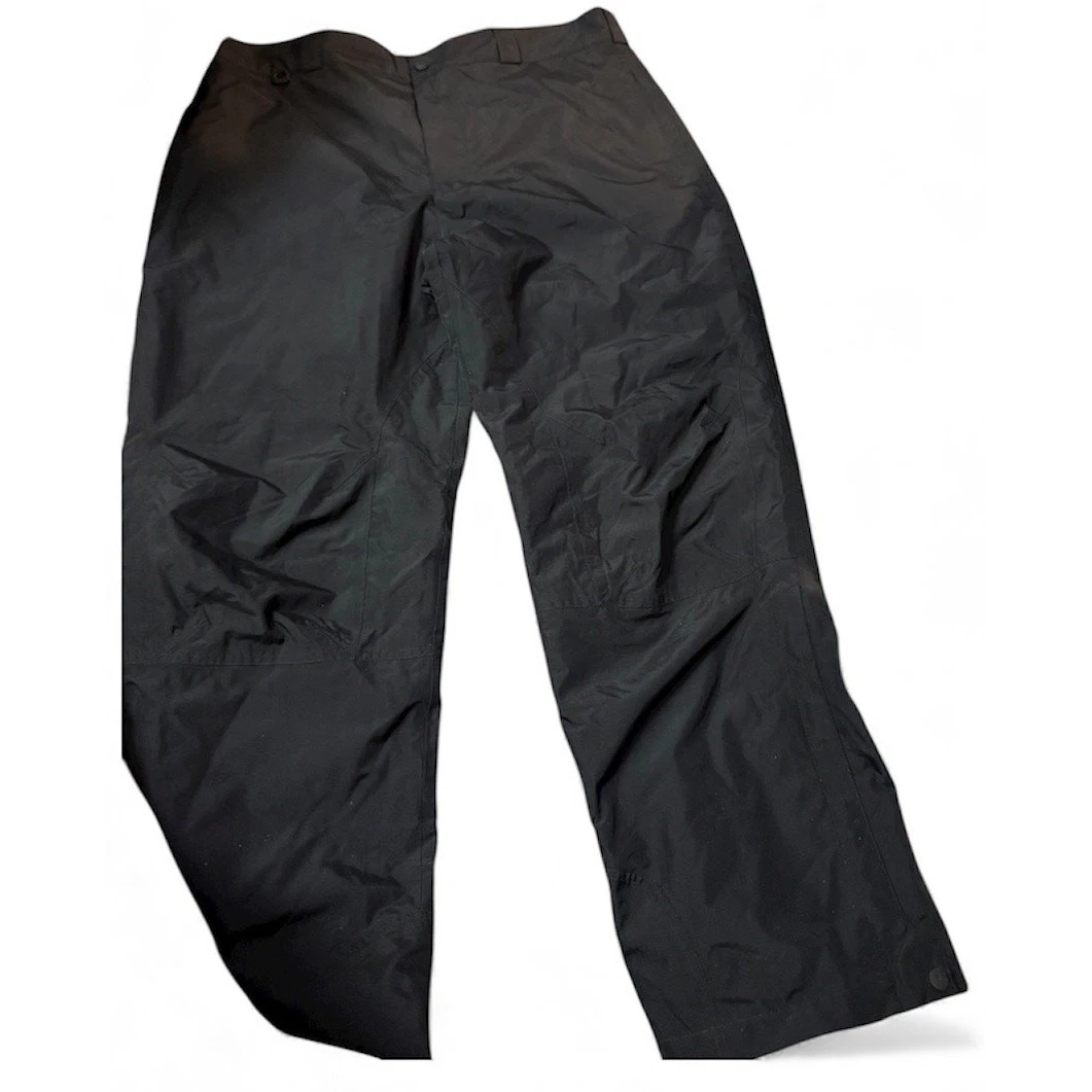 Eddie Bauer Weather Edge Pants, Black, Waterproof 100% Nylon, Men's Size XL