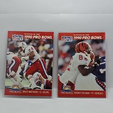 Pro Set Topps NFL Trading Card Lot 1990 Pro Bowl Matthews Holman Jordan 17 Cards