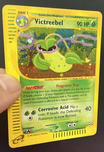 Victreebel H30/H32 Aquapolis Holo Rare Pokemon TCG Card English 90 HP 2002