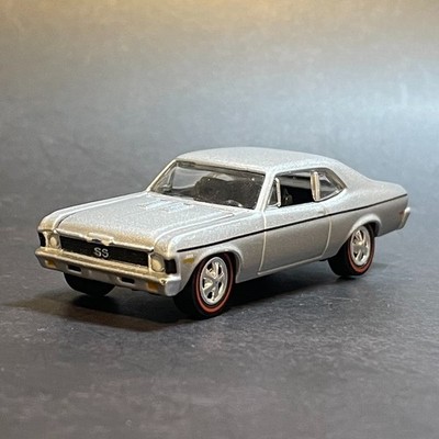 1971 Chevrolet Nova SS *Nevada Silver* 1/64 Premium Diecast w/ Redlines