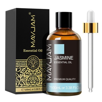 MAYJAM Jasmin Reine Ätherische Öle 100ml Naturrein Aromatherapie Diffusor Duftöl