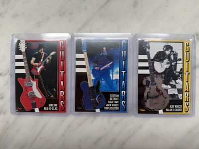 Jack White Set Of 3 Tripppl Trading Cards   Third Man Vault 68 Guitars Stripes