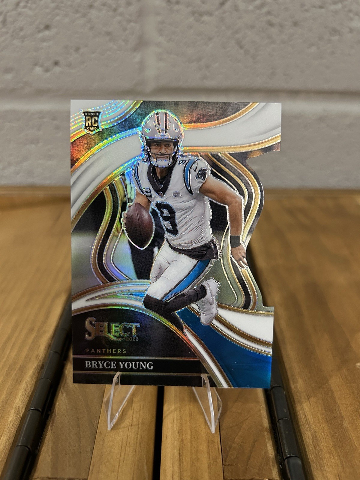 2023 Panini Select Club Level White Prizm Die-Cut Bryce Young RC /199