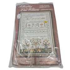 Vintage Elsa Williams The Chase Sampler Kit Williamsburg Needlework Cross Stitch