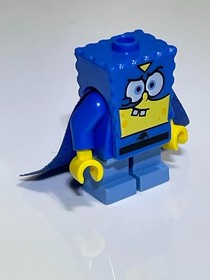 Lego Spongebob Super Hero Minifigure 3815 Used Good Condition bob025 #23