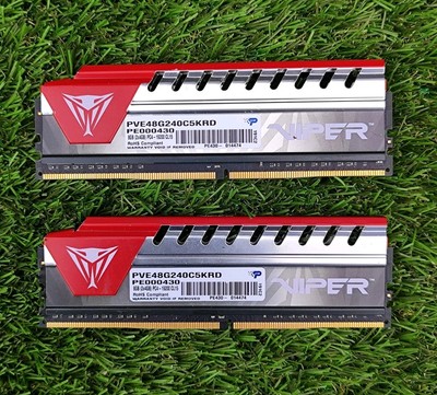 Patriot Viper 8Gb 2x4Gb DDR3 2400 MHz Arbeitsspeicher PVE48G240C5KRD PC4-19200