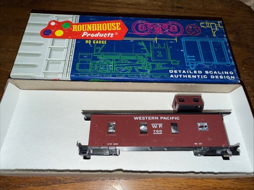 Kit de caboose de madera Roundhouse escala HO #3452 Western Pacific WP #760 "Old Timer" | Zustand: New