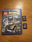 Lot Of 2 Lego PlayStation Vita Games Batman 2 DC Super Heroes & Movie Ps Vita