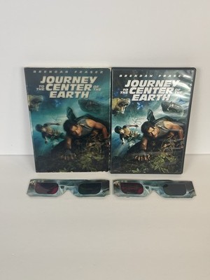 Journey To The Center Of The Earth DVD 2D & 3D With 3D Glasses Brendan Fraser