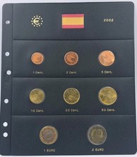 2002 Spain Year Coin Set (8 Pcs) 1 Cent - 2 Euro (3,88 Euro Total)  BU