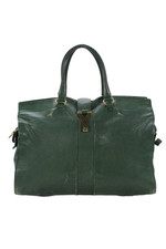 Borsa a tracolla Saint Laurent donna doppio manico classica Y Cabas Chyc verde