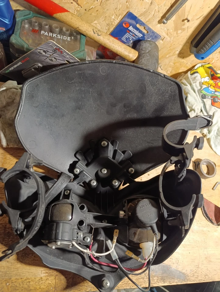 Mascherina Acerbis Cyclope Portafaro Cupolino Acerbis Hm 50 Universale  - Immagine 2 di 3